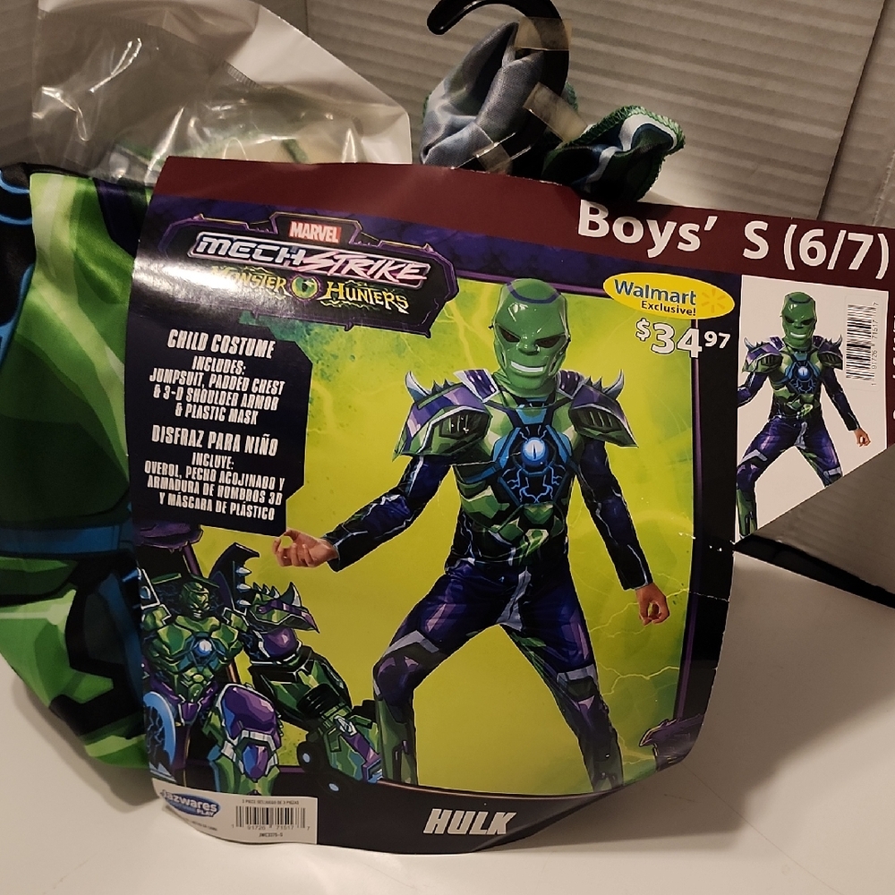 Marvel Mech Strike Green and Blue Costume